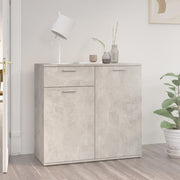 Komoda siva boja betona 80 x 36 x 75 cm od konstruiranog drva