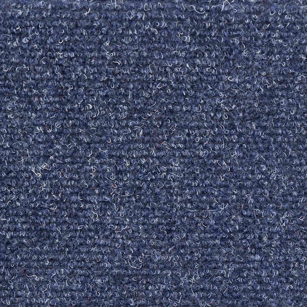 Prostirke za stepenice, samoljepljive, 5 kom, 56x17x3 cm, plave, poluokrugle