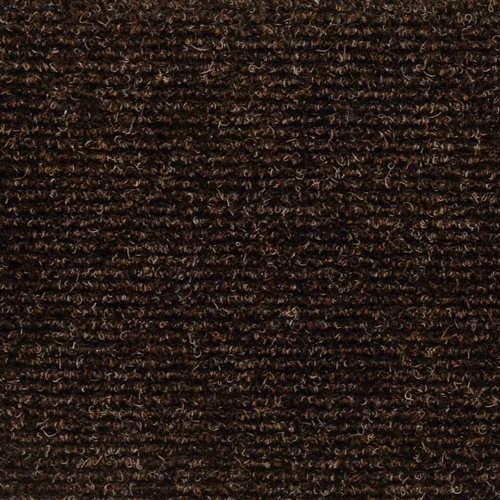 Prostirke za stepenice, samoljepljive, 5 kom, 56x17x3 cm, smeđe, poluokrugle