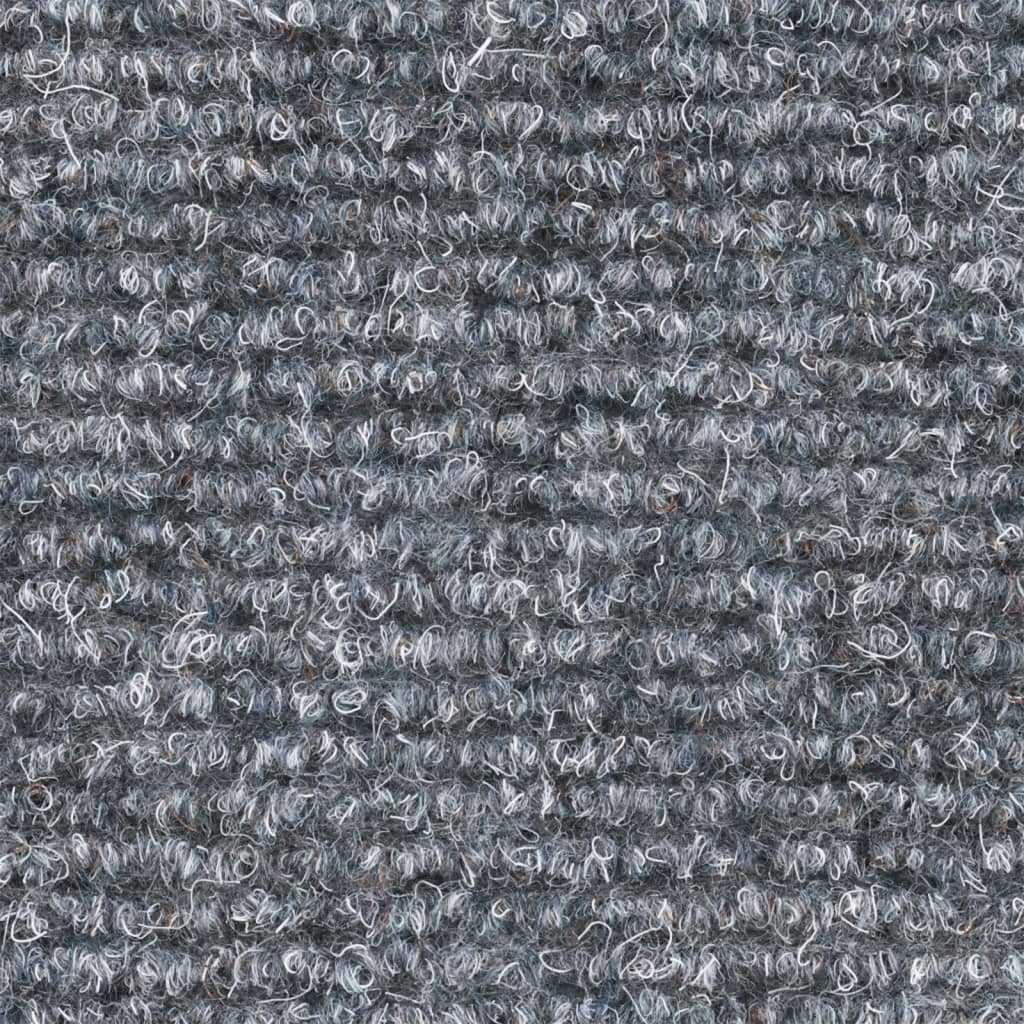 Prostirke za stepenice, samoljepljive, 5 kom, 65x21x4 cm, svijetlo sive, poluokrugle, velike