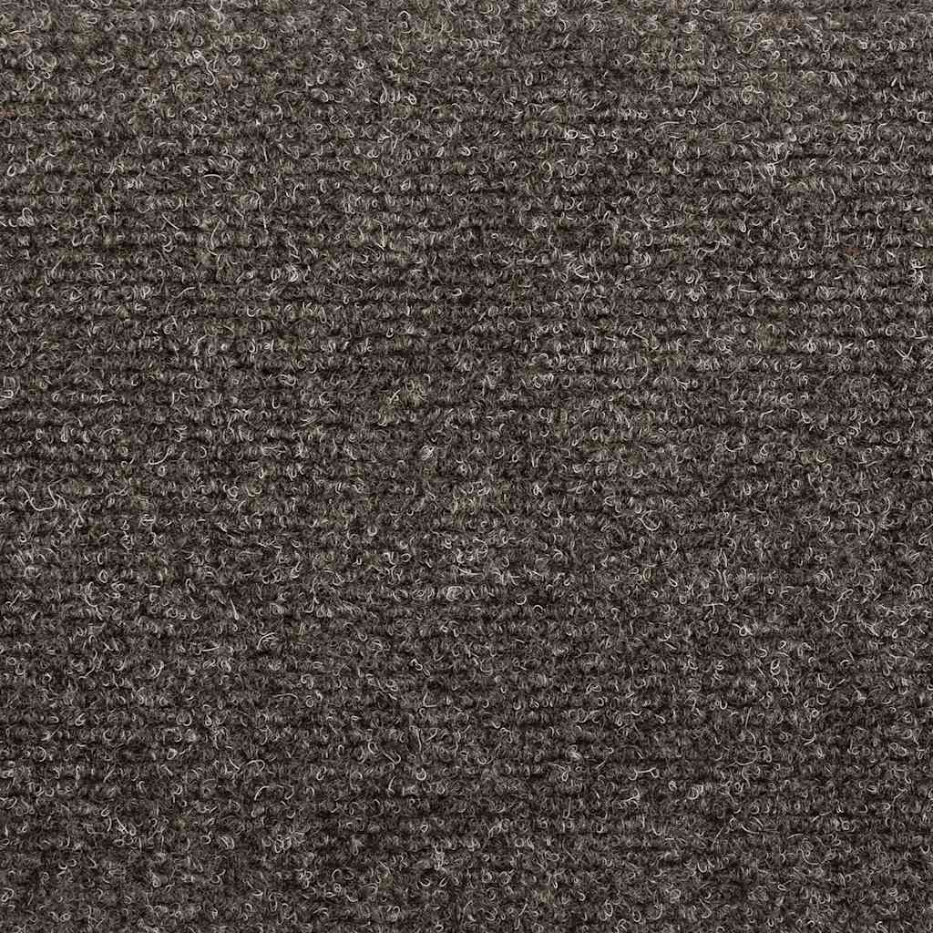 Prostirke za stepenice, samoljepljive, 5 kom. 65x21x4 cm, antracit, poluokrugle, velike