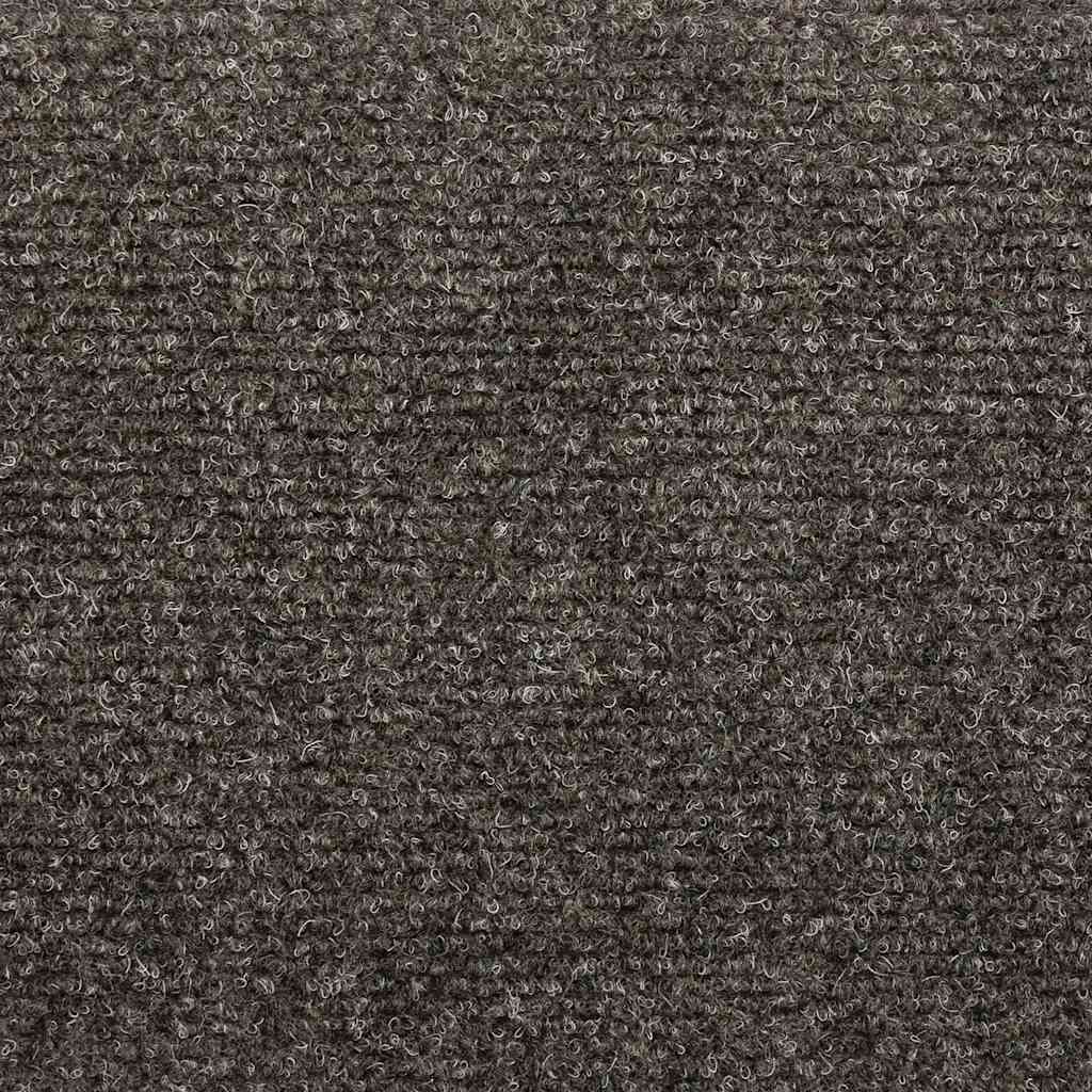 Prostirke za stepenice, samoljepljive, 10 kom. 65x21x4 cm, antracit, poluokrugle, velike