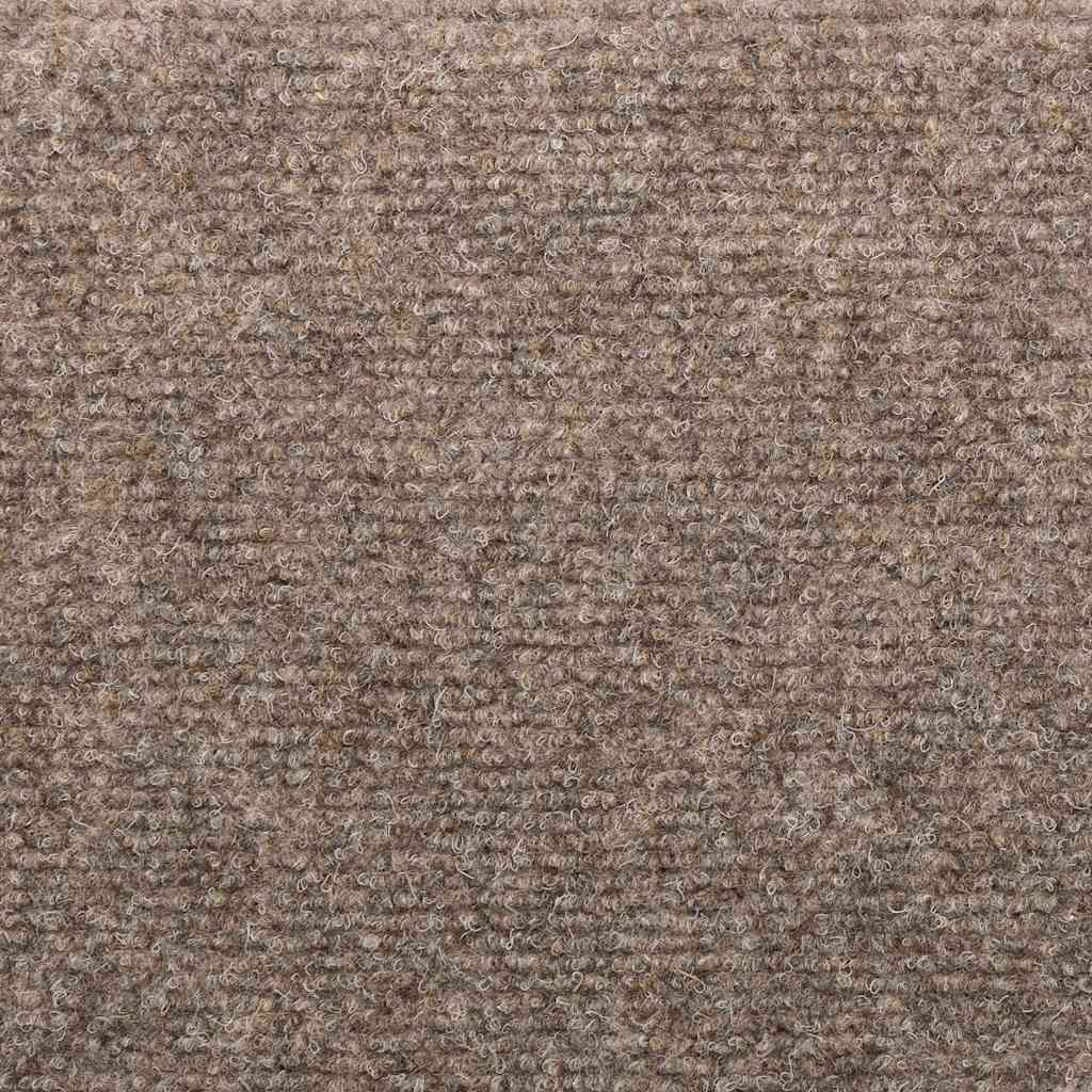 Prostirke za stepenice, samoljepljive, 5 kom, 65x21x4 cm, bež, poluokrugle, velike