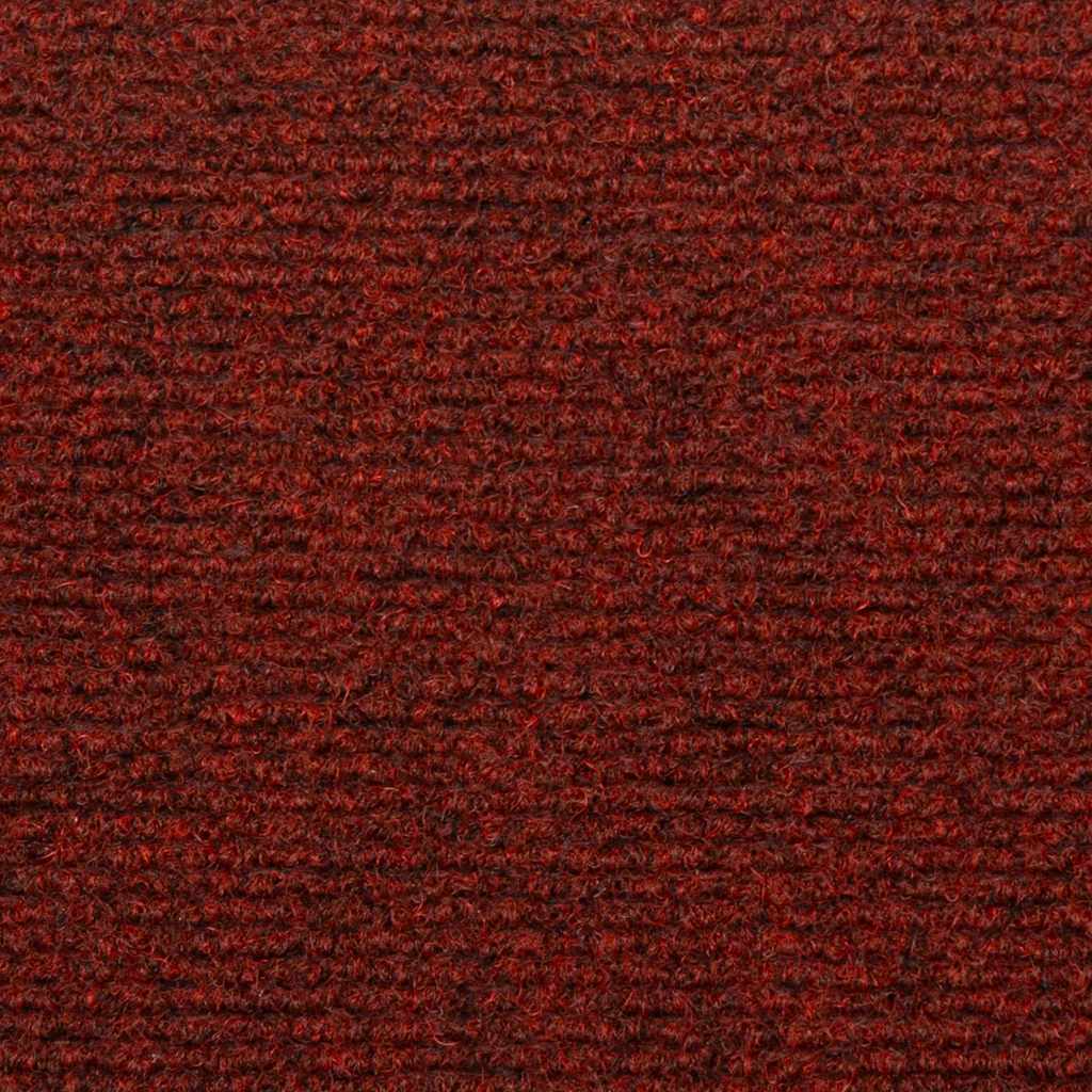 Prostirke za stepenice, samoljepljive, 10 kom, 65x21x4 cm, bordo crvene, pravokutni rub