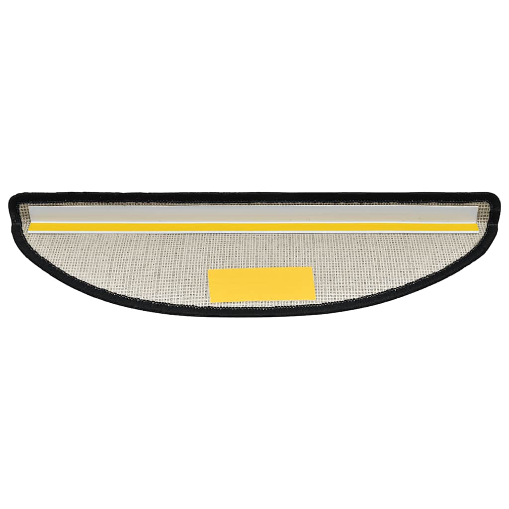 Prostirke za stepenice 10 kom 56x17x3 cm antracit poluokrugle