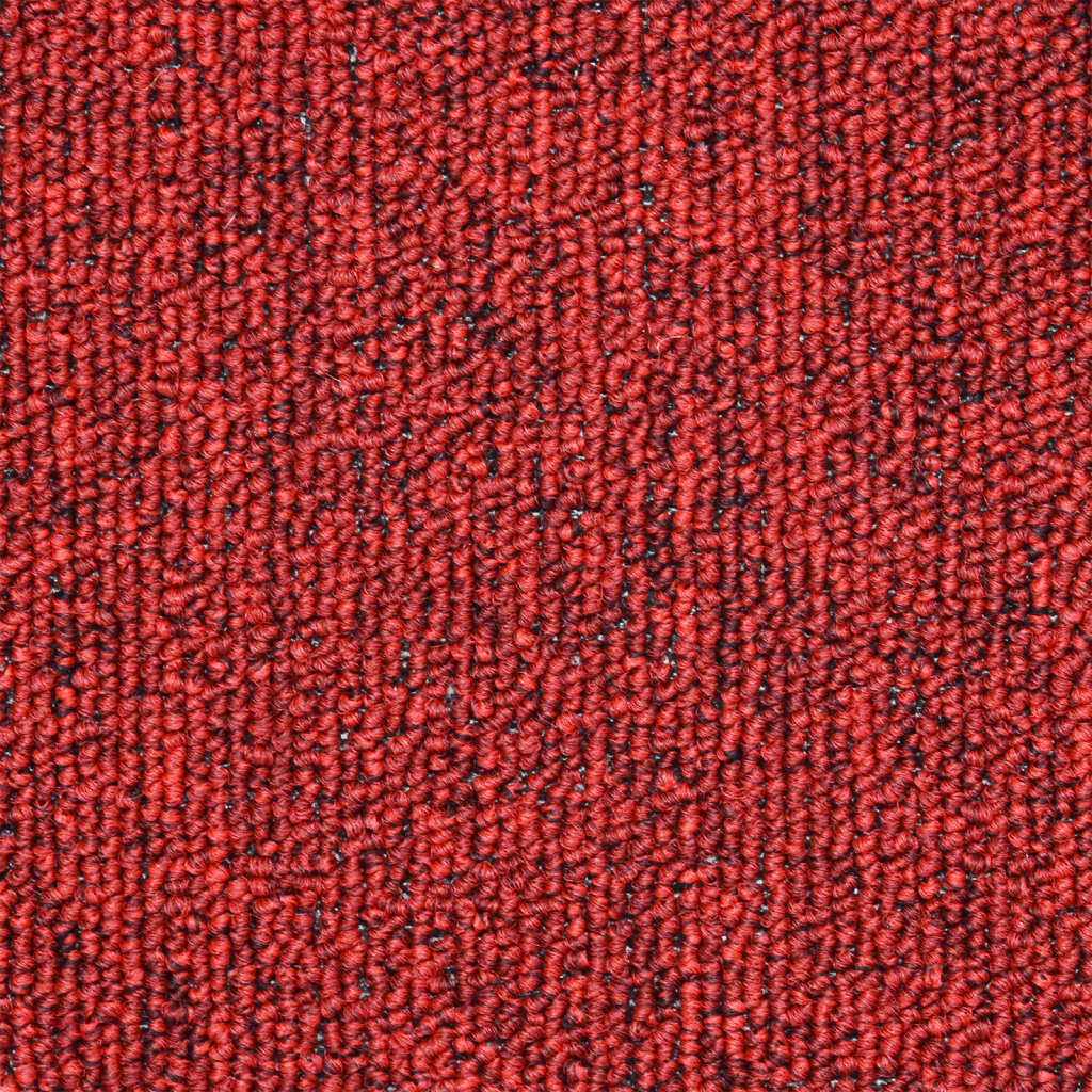 Prostirke za stepenice 10 kom 56x17x3 cm crvene poluokrugle