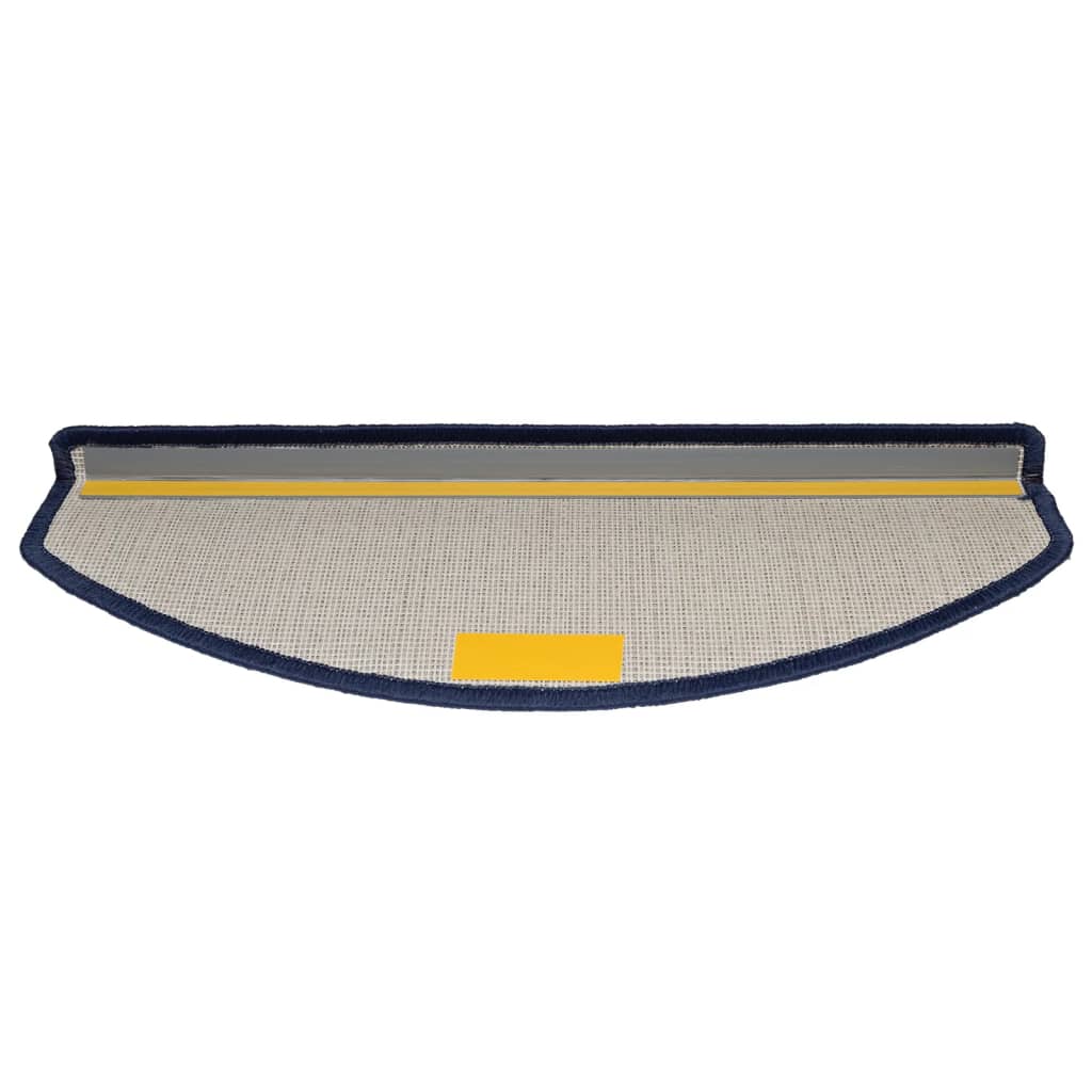 Prostirke za stepenice 10 kom 65x24x4 cm plave poluokrugle velike