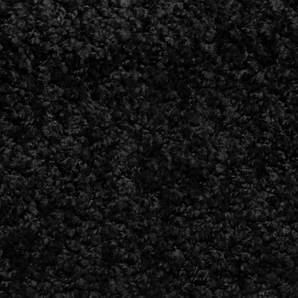 Prostirke za stepenice 10 kom 56x17x3 cm Crne poluokrugle