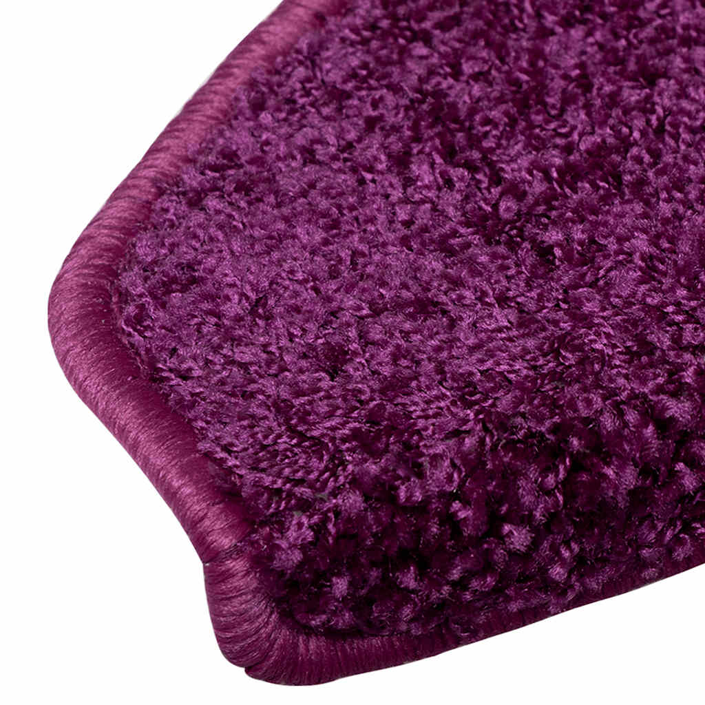 Prostirke za stepenice 10 kom 65x21x4 cm ljubičaste poluokrugle velike