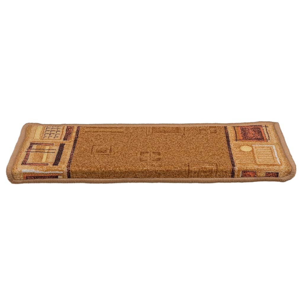 Otirači za stepenice samoljepljivi 5 kom 65x21x4 cm bež