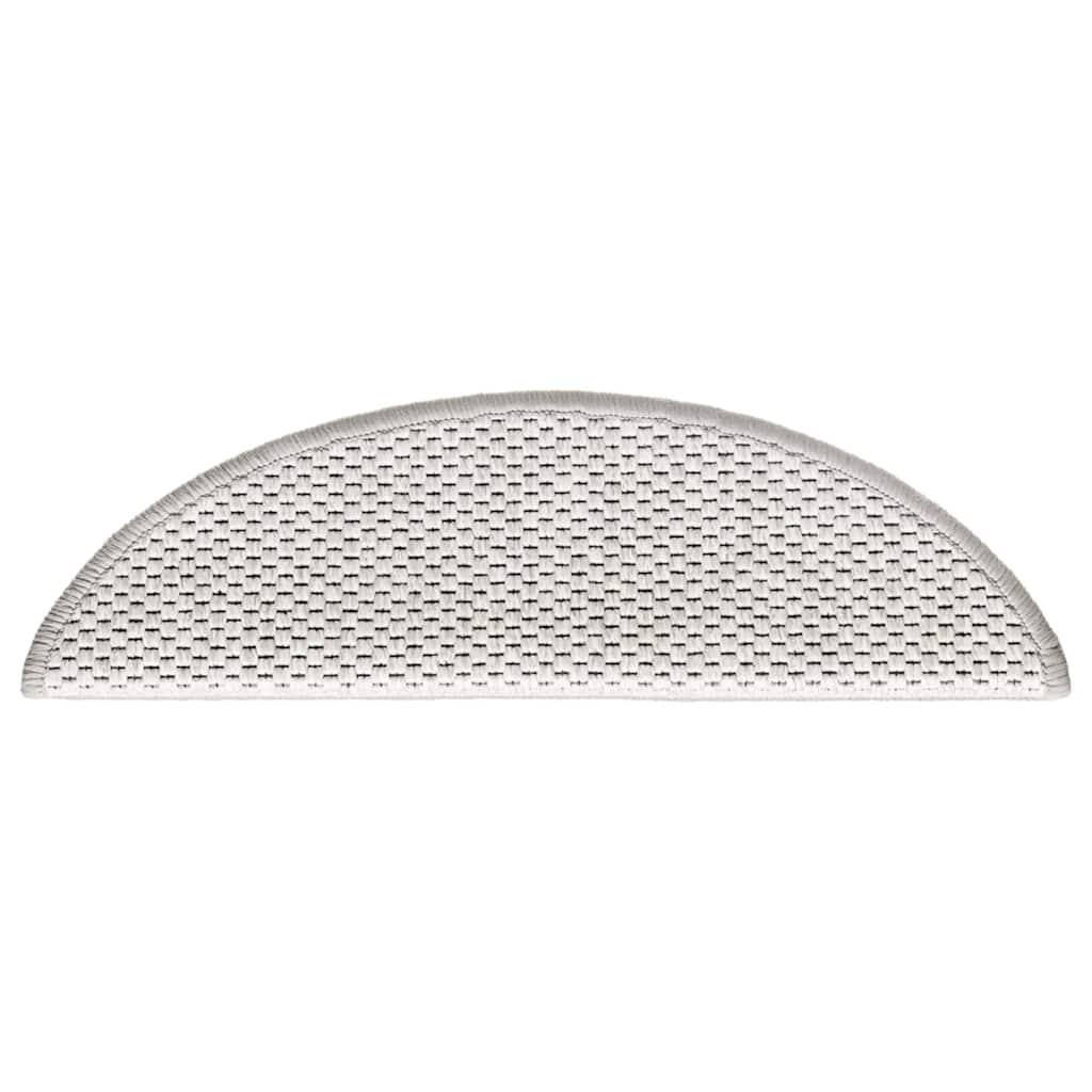 Samoljepljivi otirači za stube 15 kom 56x17x3 cm boja platine