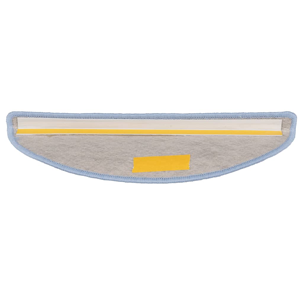 Samoljepljivi otirači za stepenice 15 kom 56x17x3 cm plavi