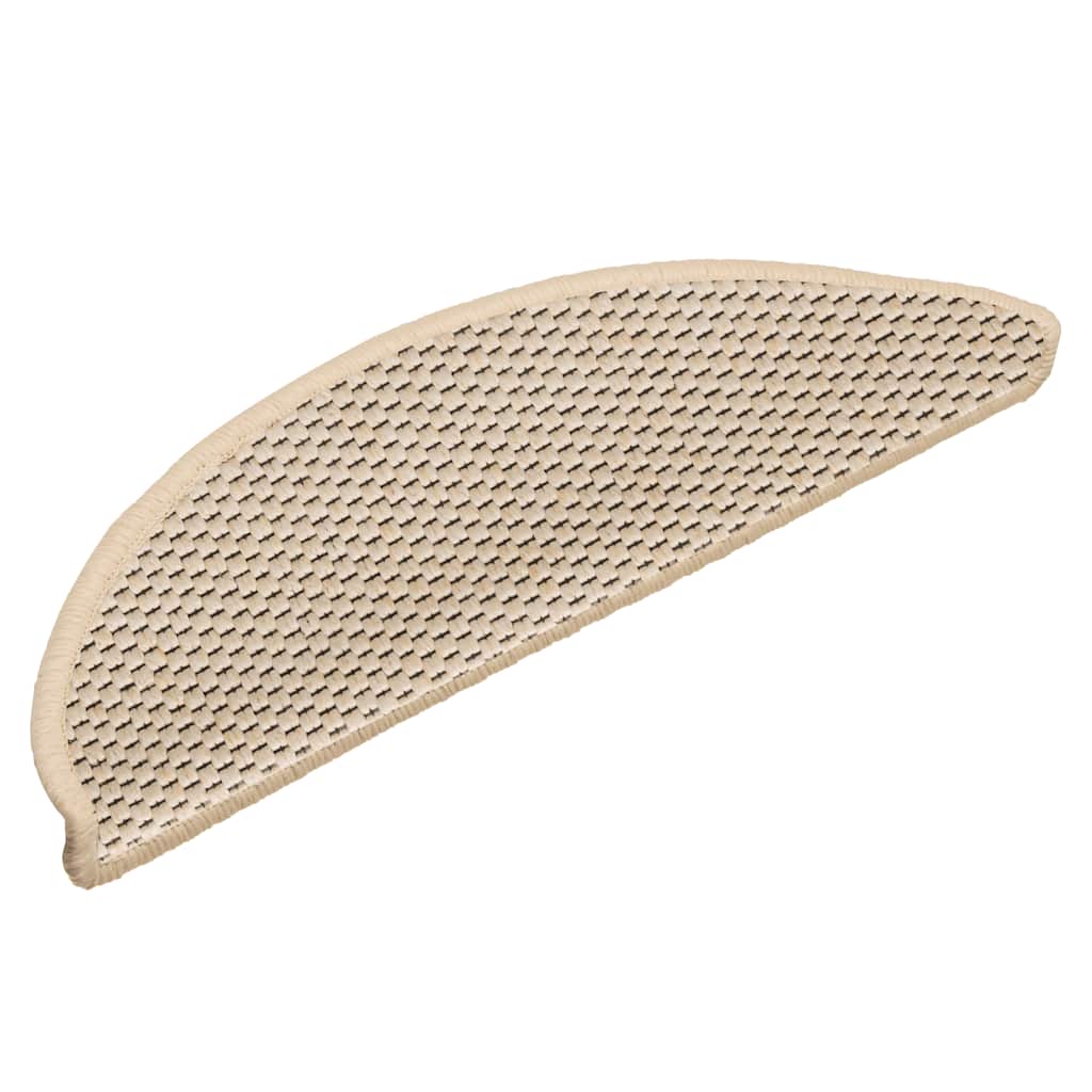 Samoljepljivi otirači za stepenice 15 kom 56x17x3 cm berber