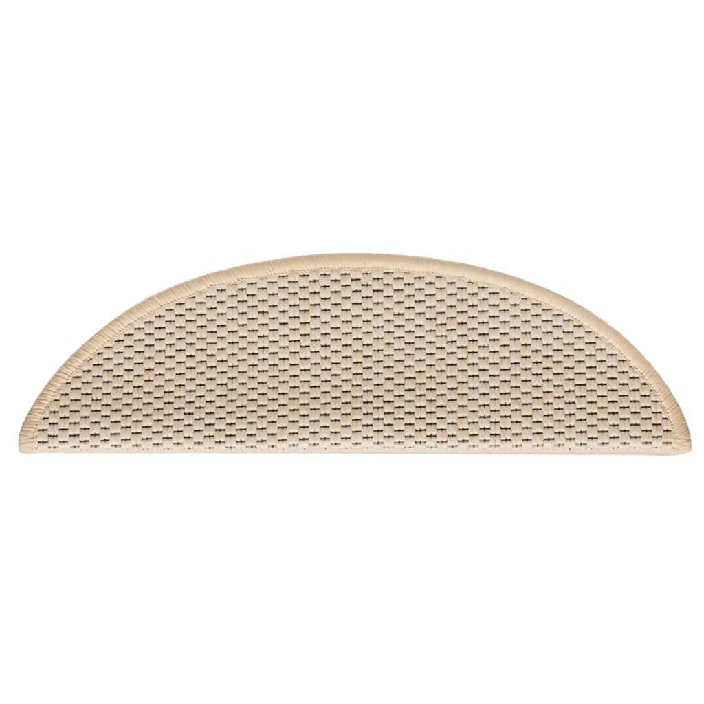 Samoljepljivi otirači za stepenice 15 kom 56x17x3 cm berber