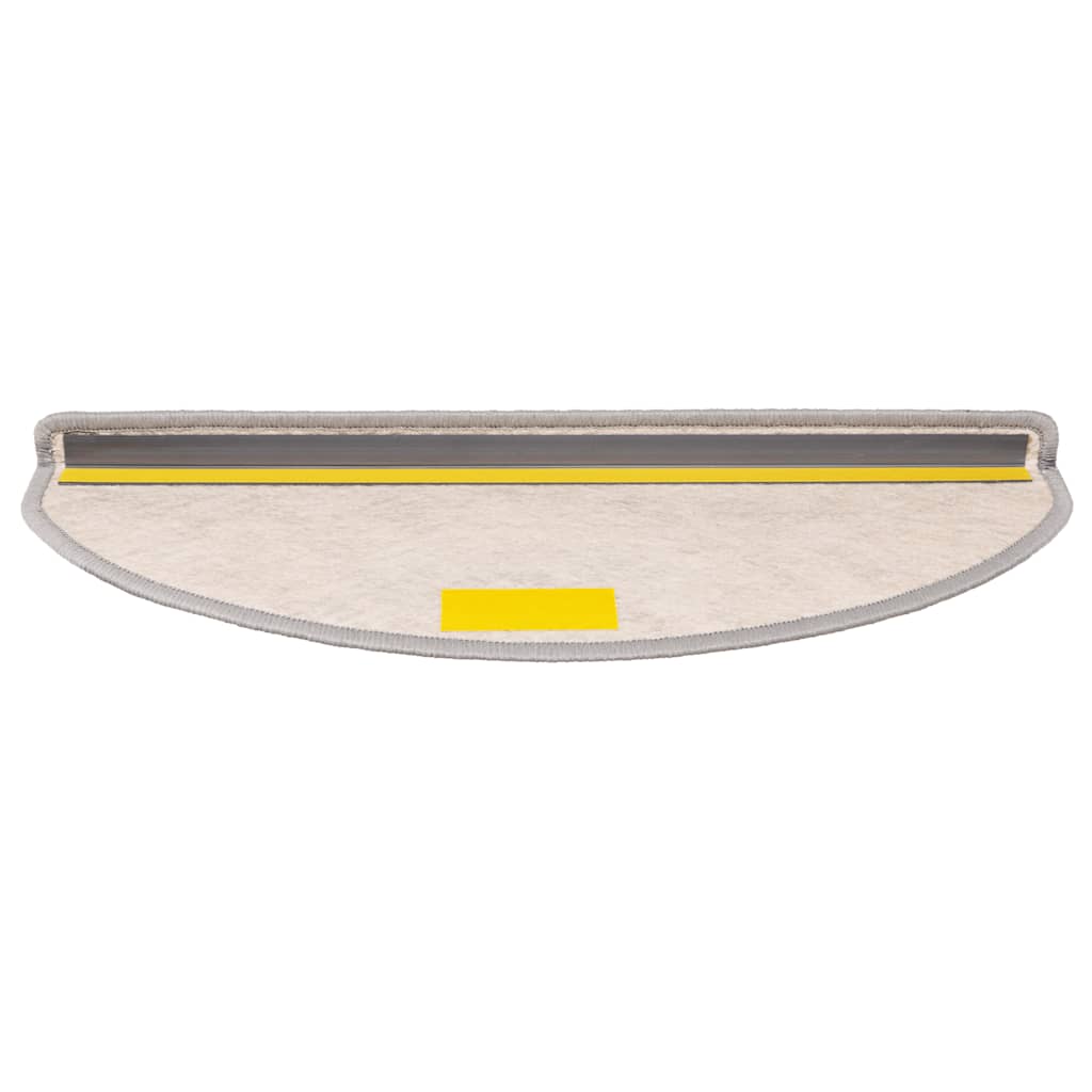 Samoljepljivi otirači za stube 15 kom 65x21x4 cm boja platine