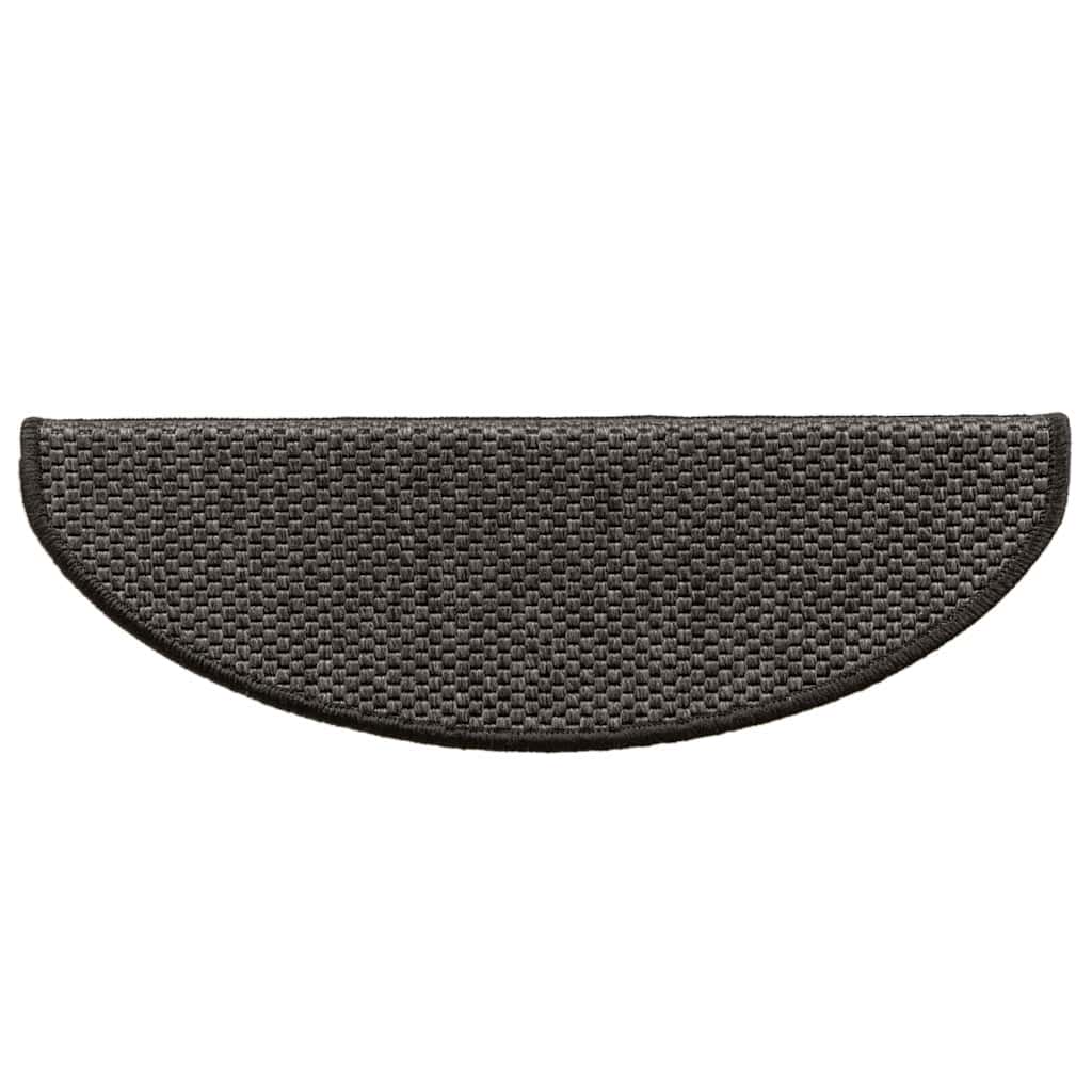 Samoljepljivi otirači za stepenice 15 kom 65x21x4 cm antracit