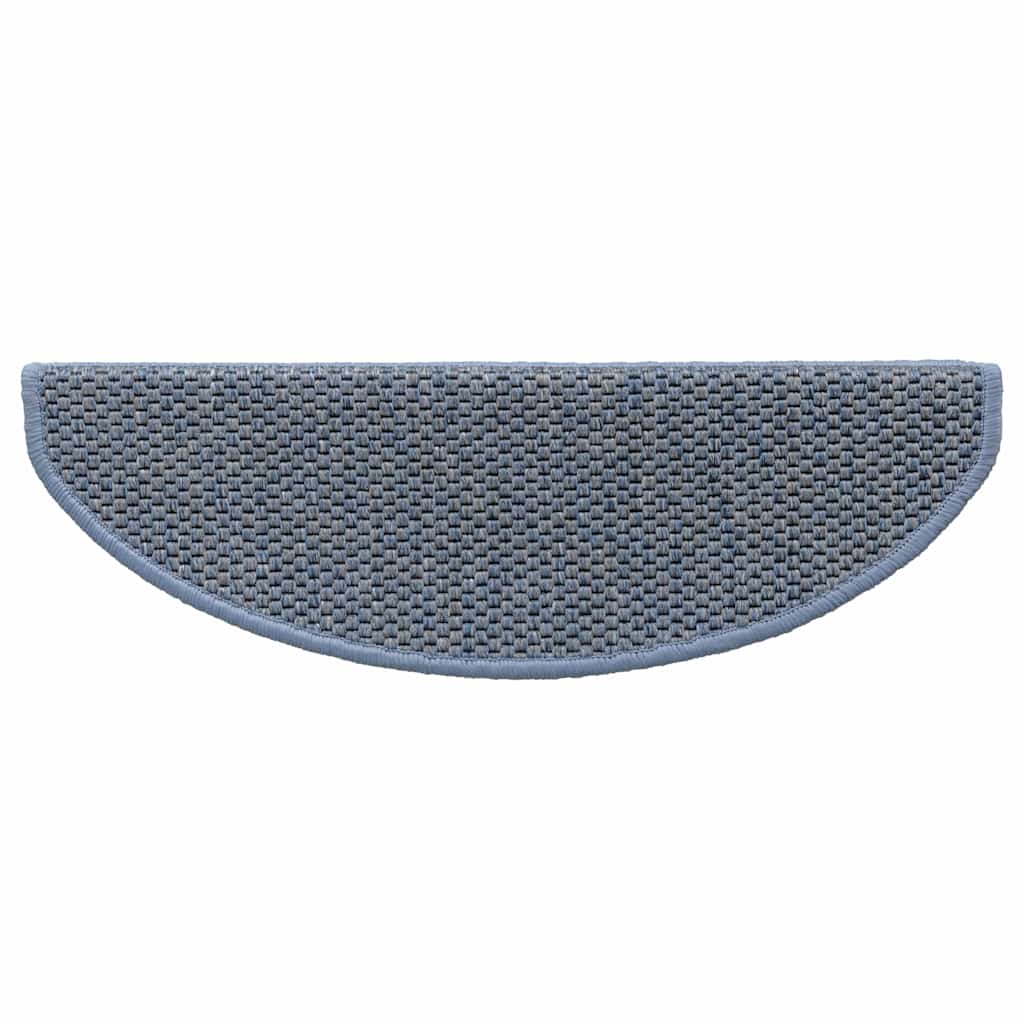 Samoljepljivi otirači za stepenice 15 kom 65x21x4 cm plavi
