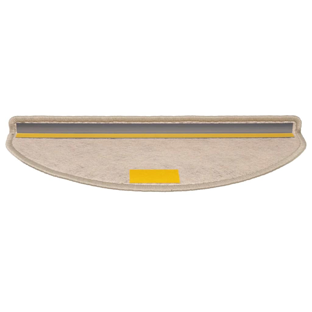 Samoljepljivi otirači za stepenice 15 kom 65x21x4 cm tamnobež