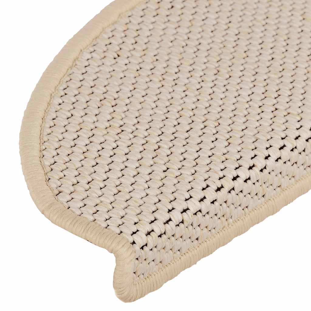 Samoljepljivi otirači za stepenice 15 kom 65 x 21 x 4 cm berber