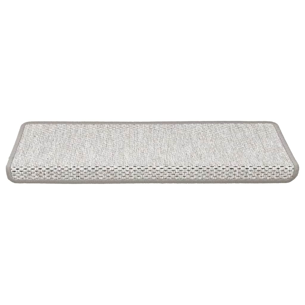 Samoljepljivi otirači za stube 15 kom 65x21x4 cm boja platine