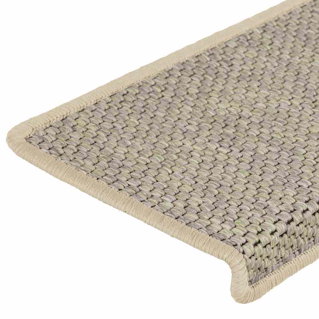 Samoljepljivi otirači za stepenice 15 kom 65x21x4 cm svijetlo zeleni