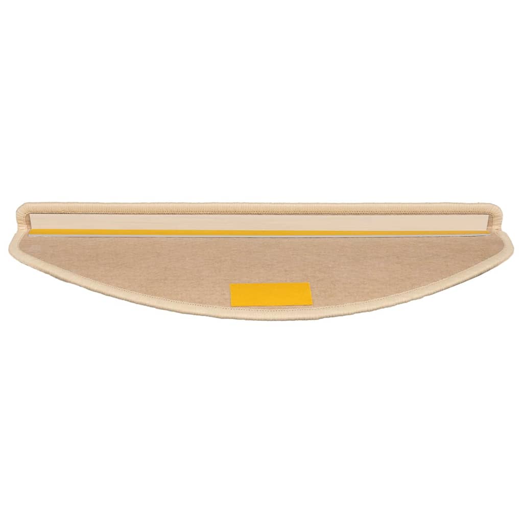 Prostirke za stepenice 15 kom 65x21x4 cm srebrne poluokrugle velike
