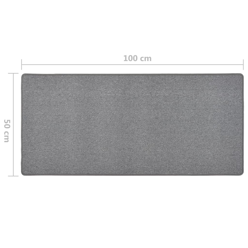Dugi tepih tamnosivi 50 x 100 cm