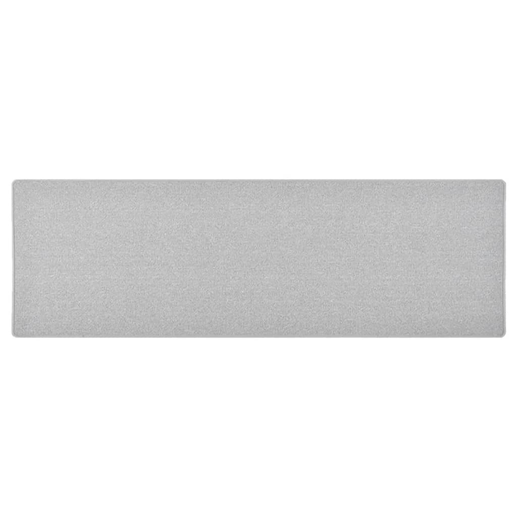 Dugi tepih svjetlosivi 80 x 250 cm