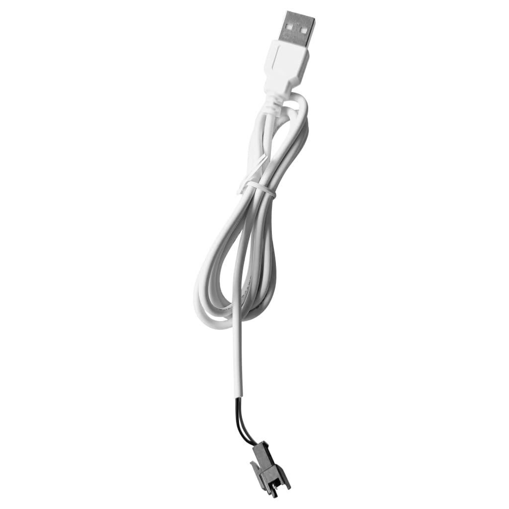 LED kupaonski ormarić s ogledalom sjajni bijeli 50 x 13 x 70 cm