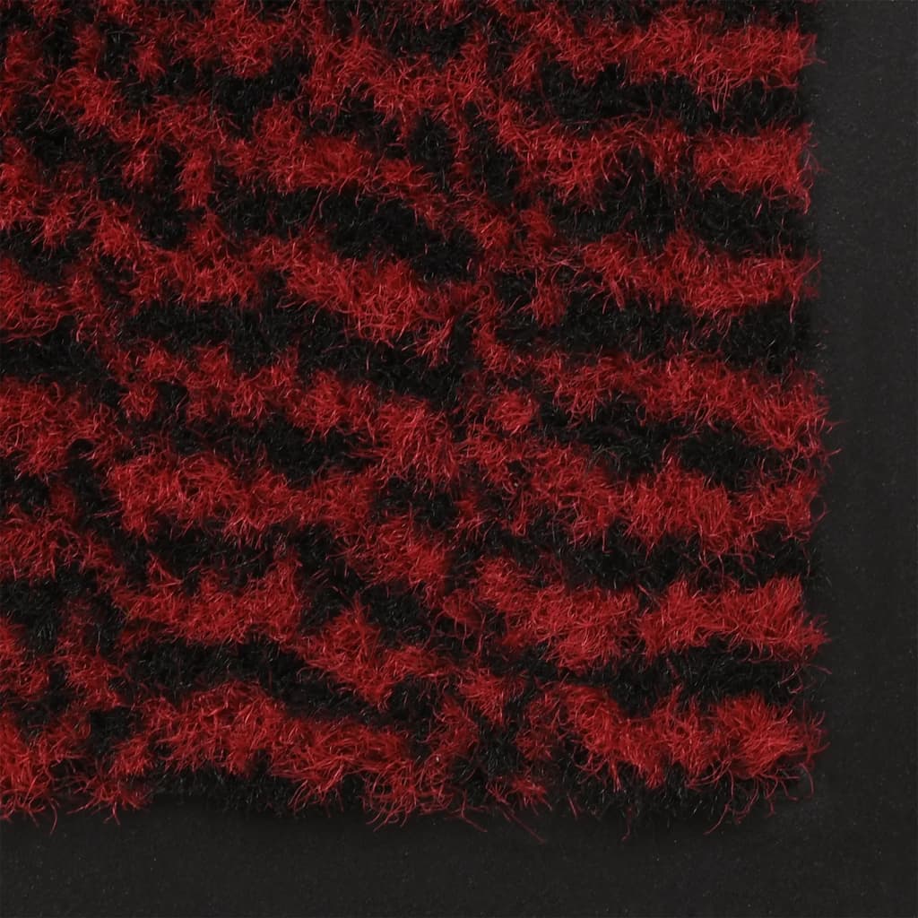 Čupavi otirač 60 x 180 cm crveni