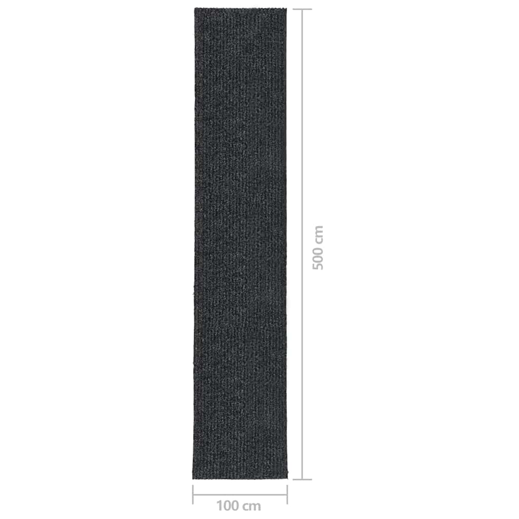 Dugi tepih za hvatanje nečistoće 100 x 500 cm antracit