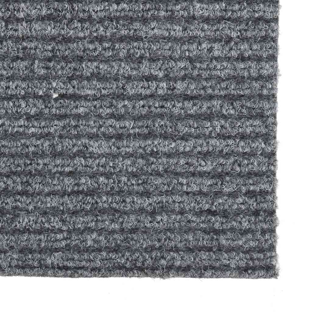 Dugi tepih za hvatanje nečistoće 100 x 250 cm sivi