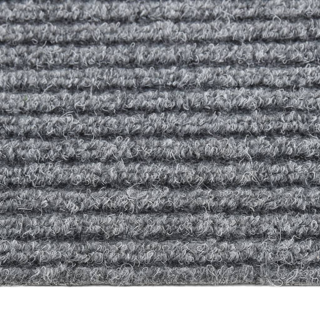 Dugi tepih za hvatanje nečistoće 100 x 350 cm sivi