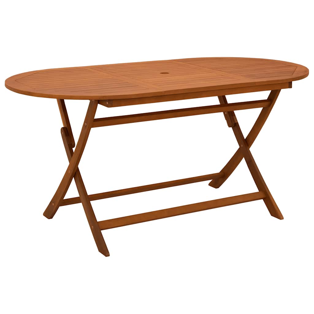 Sklopivi vrtni stol 160 x 85 x 75 cm masivno drvo eukaliptusa