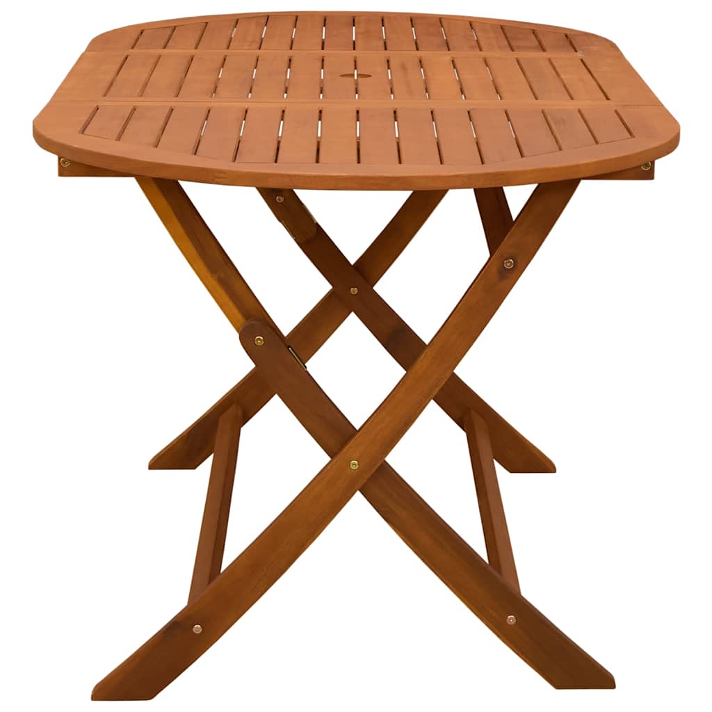 Sklopivi vrtni stol 160 x 85 x 75 cm masivno drvo eukaliptusa