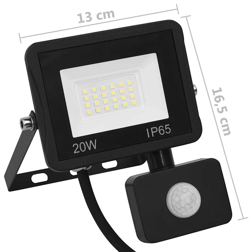 LED reflektor sa senzorom 20 W topli bijeli