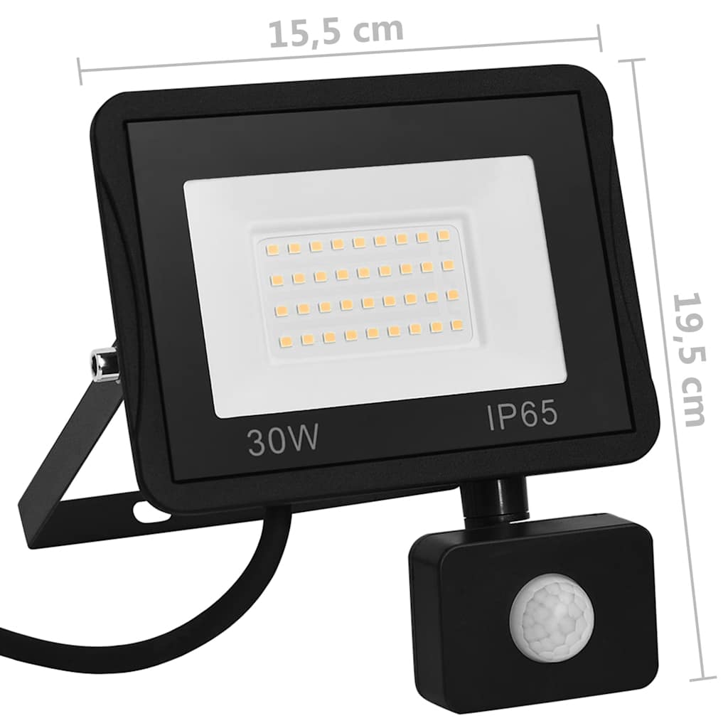LED reflektor sa senzorom 30 W topli bijeli