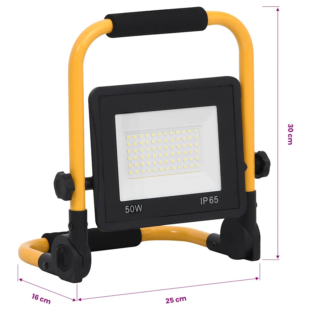 LED reflektor s ručkom 50 W hladni bijeli