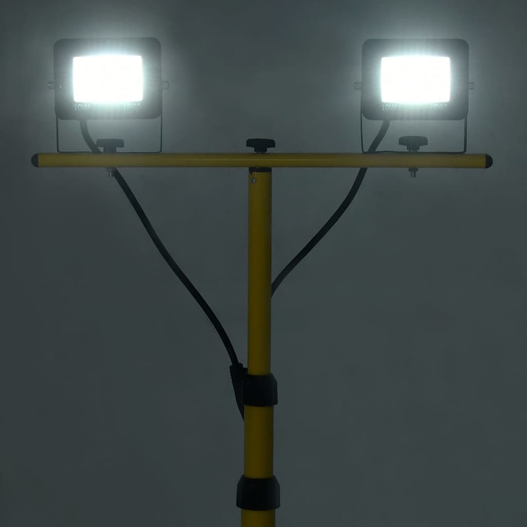 LED reflektor sa stativom 2 x 10 W hladni bijeli
