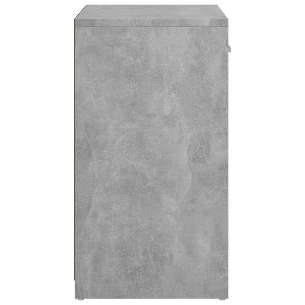 Klupa za cipele siva boja betona 94,5 x 31 x 57 cm drvena
