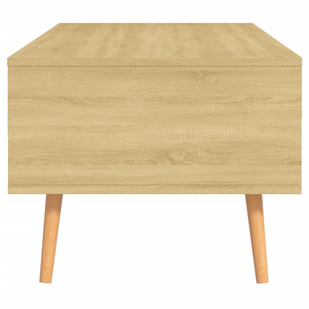Stolić za kavu boja hrasta 100 x 49,5 x 43 cm konstruirano drvo
