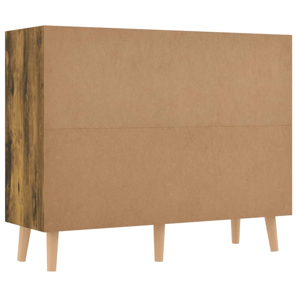 Komoda boja dimljenog hrasta 90 x 30 x 72 cm konstruirano drvo