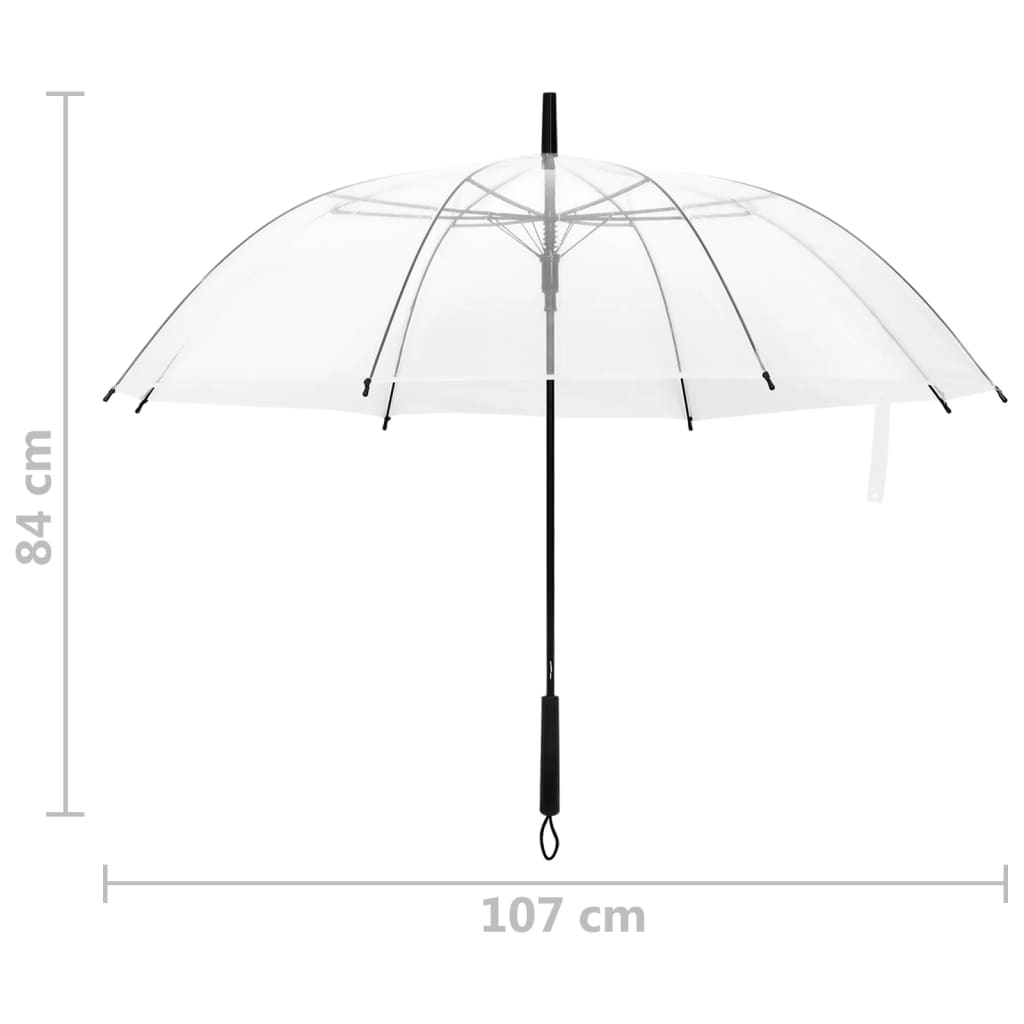 Kišobran prozirni 107 cm