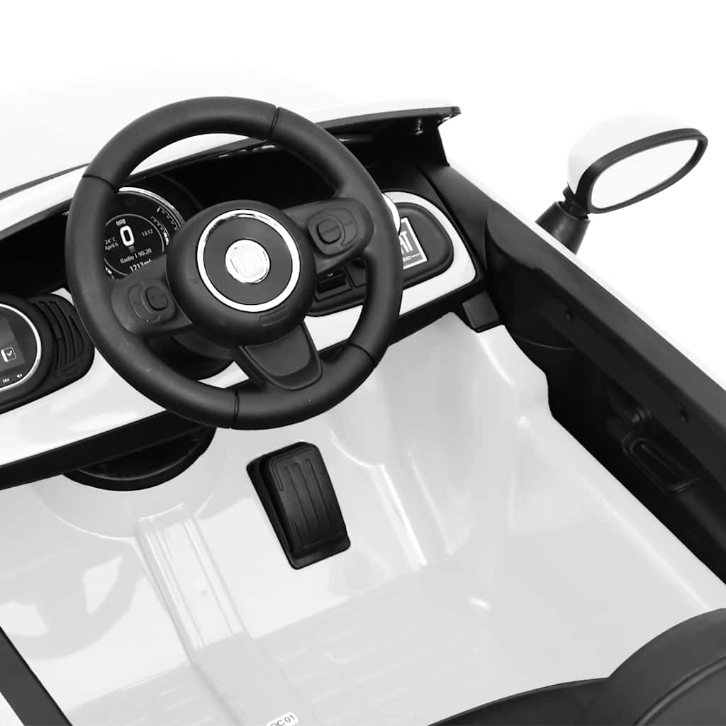 Dječji električni automobil Fiat 500 bijeli
