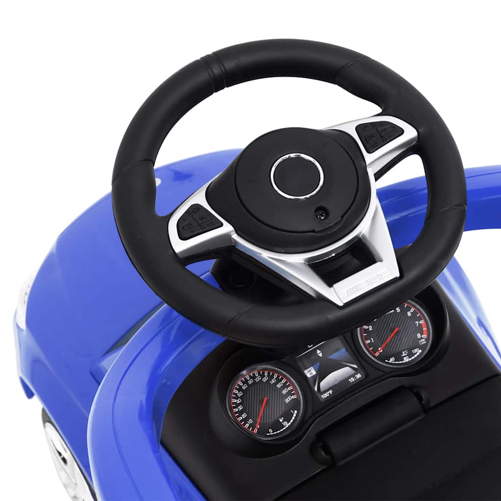 Dječji automobil na guranje Mercedes-Benz C63 plavi