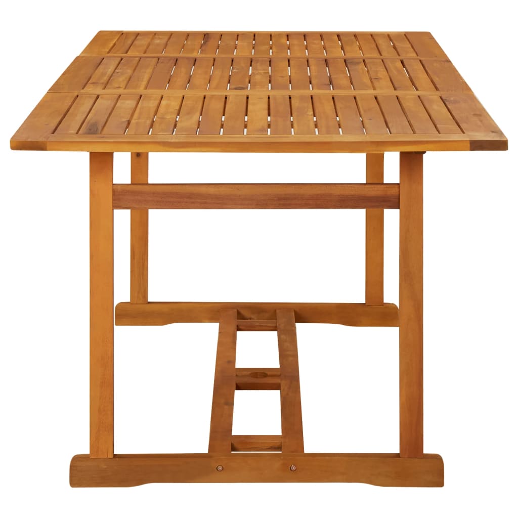 Vrtni blagovaonski stol 180 x 90 x 75 cm masivno bagremovo drvo