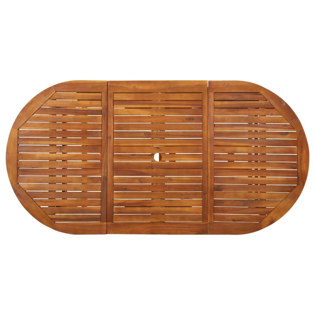 Vrtni blagovaonski stol 180 x 90 x 75 cm masivno bagremovo drvo