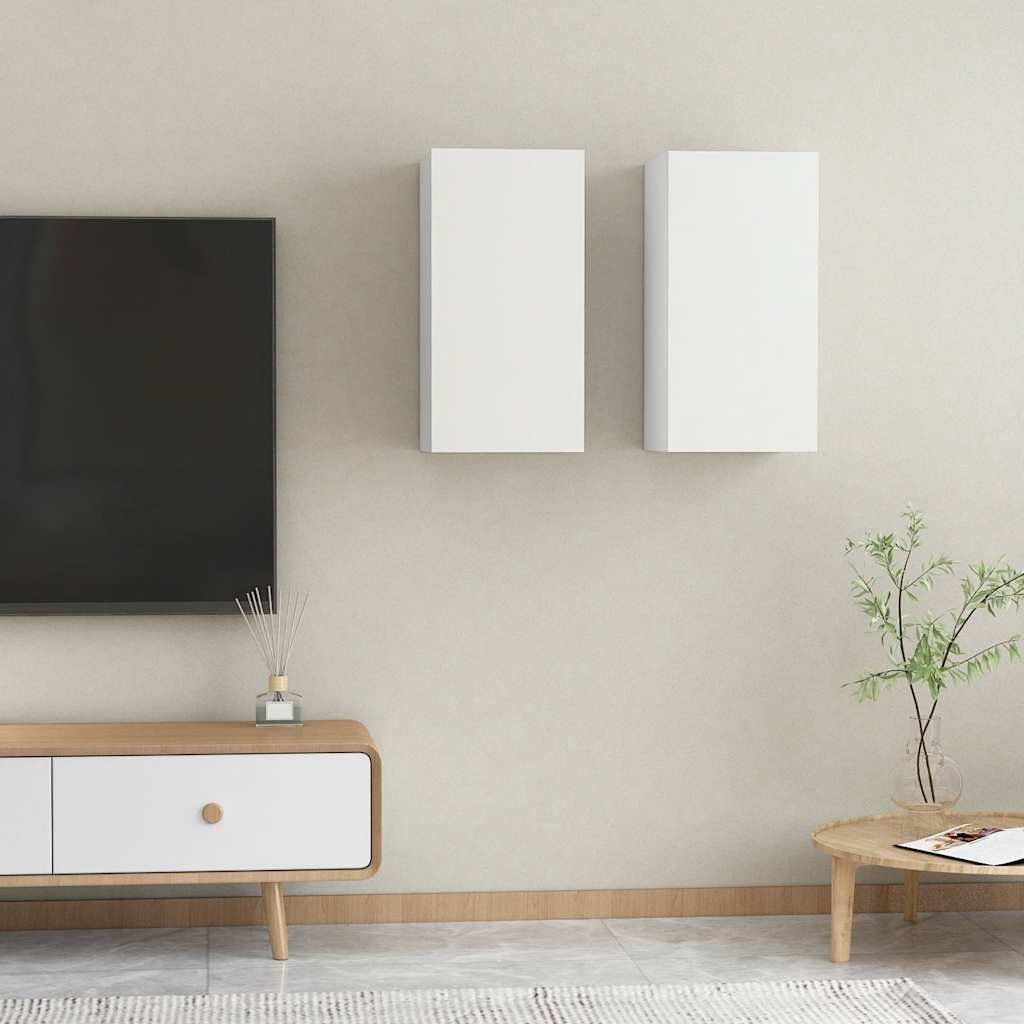 TV ormarići 2 kom bijeli 30,5 x 30 x 60 cm konstruirano drvo