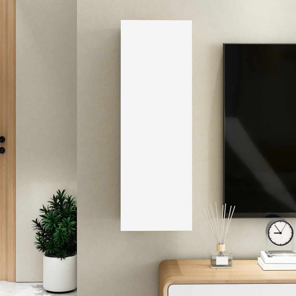 TV ormarić bijeli 30,5 x 30 x 90 cm od konstruiranog drva