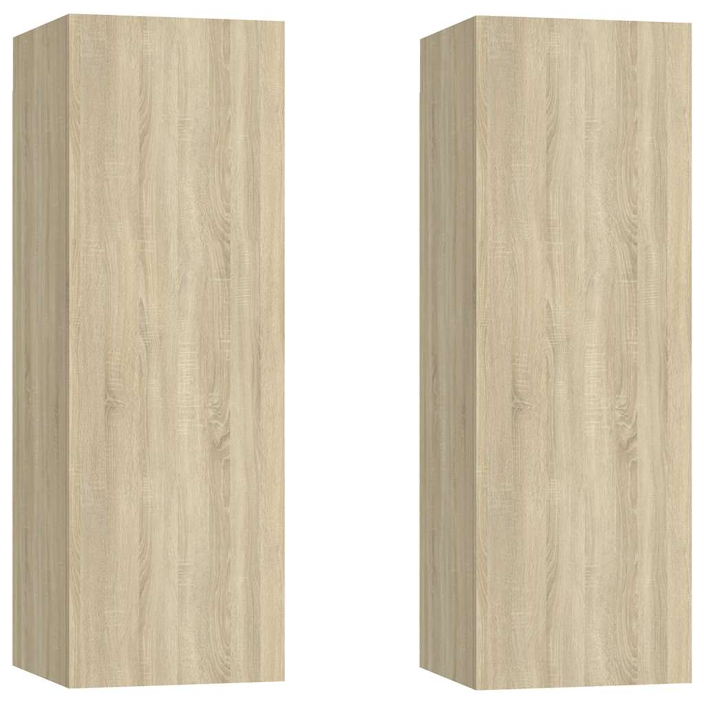TV ormarići 2 kom boja hrasta 30,5x30x90 cm konstruirano drvo
